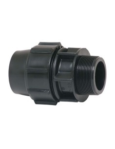 Conector Mixto Polipropileno 20mmx1/2Pulgada Rosca Macho PLASSON