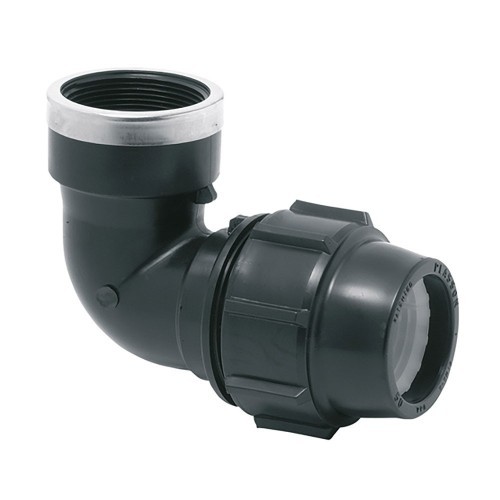 Codo Mixto 90° Polipropileno 25mmx3/4" Rosca Hembra Plasson