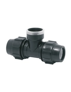 Conector T Polipropileno Rosca Hembra 20mmx1/2Pulgada PLASSON