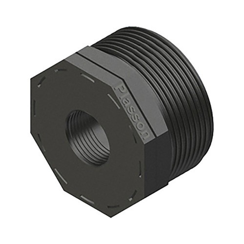 Reducción Rosca Macho Hembra Polipropileno 1x3/4 Pulgadas PLASSON