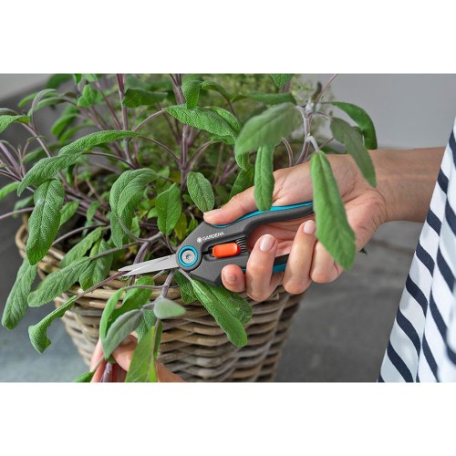 Tijera De Corte Con Pinza Acero Inoxidable Mango Ergonómico Gardena