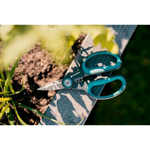Tijera Acero Inoxidable Punta Fina Para Hierbas GARDENA