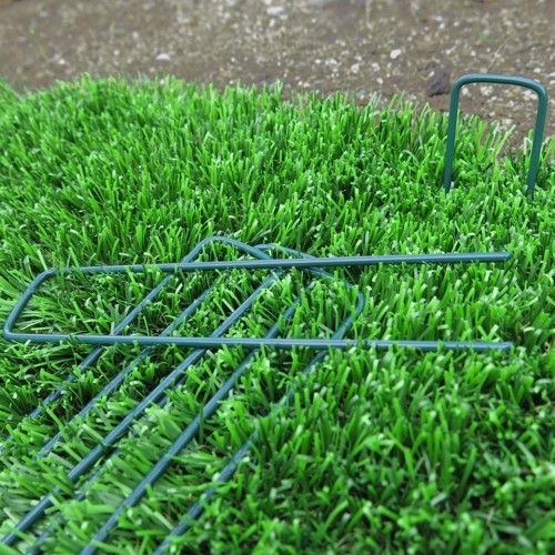 Grapas Metálicas 17x3.5cm Verde Bolsa 10 Unidades FAURA