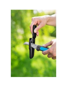 Cuchillo Acero Inoxidable Hoja Curva Funda Incluida Gardena 2