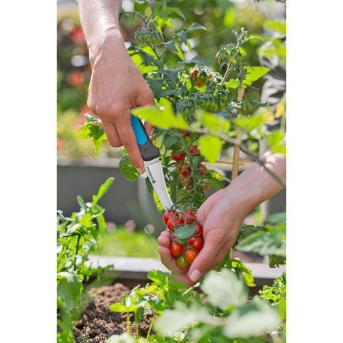 Cuchillo Acero Inoxidable Hoja Curva Funda Incluida Gardena Cuchillo Acero Inoxidable Hoja Curva Funda Incluida Gardena