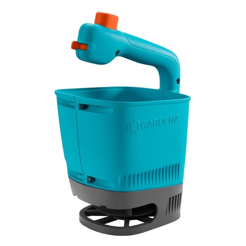 Esparcidor Manual Plástico 100m² Ajustable Verde Gardena