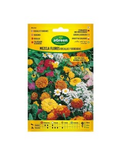 Semillas Flores Mezcla Rocallas Borduras Tapiz Colores Vivos AGREEN