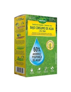 Semillas Césped Bajo Consumo Agua 1kg 50m2 60 Ahorro AGREEN