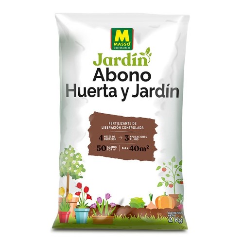 Fertilizante Granulado 2kg Liberación Lenta Uso General Massa