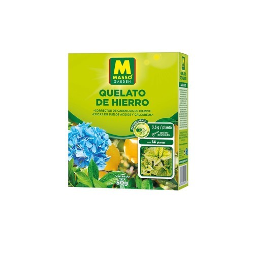 Fertilizante NK Quelato De Hierro 500g Cultivos Massó