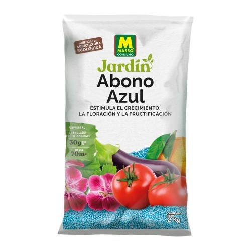 Abono Granulado Universal 2kg Azul Massó