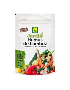 Abono Orgánico Humus De Lombriz 3L Ecológico Bio Massó