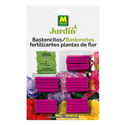 Fertilizante Bastoncillos Liberación Lenta 25 Unidades Plantas Maceta MASSÓ