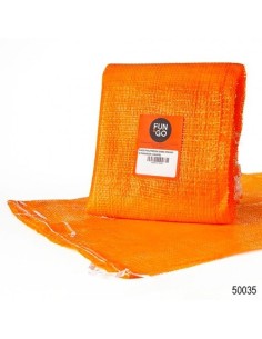 Saco Rafia Polymesh 55x83cm Color Whisky Con Pasador 10 Unidades FUN AND GO