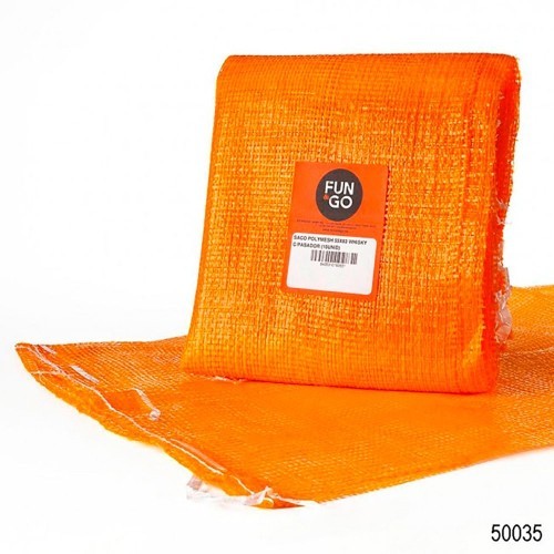 Saco Rafia Polymesh 55x83cm Color Whisky Con Pasador 10 Unidades FUN AND GO