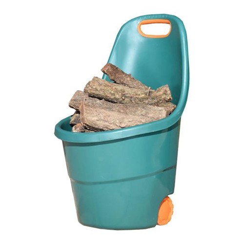 Carro De Jardín Polipropileno 48L 58.5x52x96cm Verde FAURA