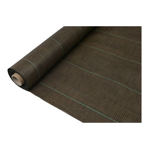 Malla Antihierba Polipropileno 100gr/m² 1x100m Marrón FUN AND GO