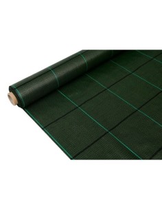 Malla Antihierba Polipropileno 100g/m2 1x10m Verde Protección UV FAURA