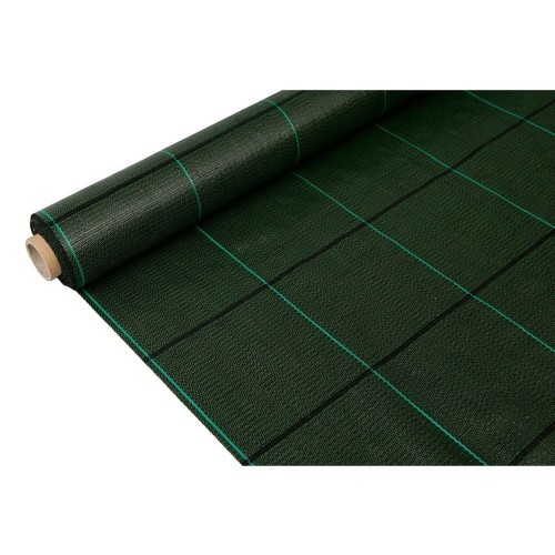 Malla Antihierba Polipropileno 100g/m2 1x10m Verde Protección UV FAURA