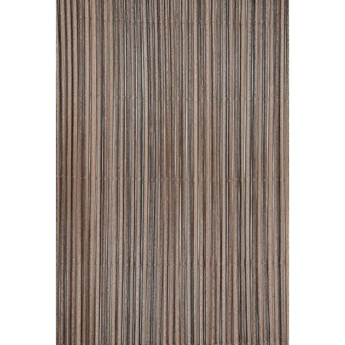 Cañizo Sintético 1x3m Marrón Oscuro Alambre Galvanizado Faura