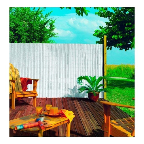 Cañizo PVC Ovalado 1x3m Blanco Tratamiento Anti UV Faura