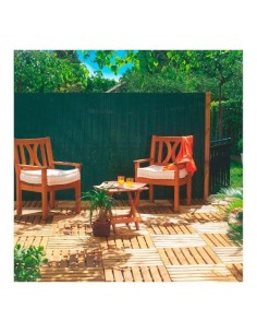 Cañizo PVC Doble Cara 1x3m 1600gr/m² Verde Perfil Oval Anti-UV FAURA