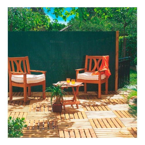 Cañizo PVC Doble Cara 1x3m 1600gr/m² Verde Perfil Oval Anti-UV FAURA