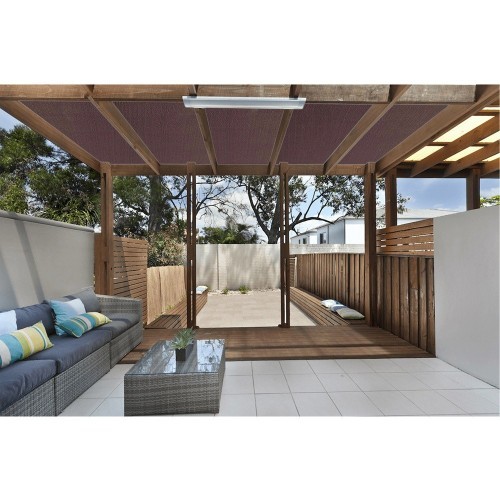 Malla Ocultacion Polietileno 230g/m² 1.5x5m Marron FUN AND GO Malla Ocultacion Polietileno 230g/m² 1.5x5m Marron FUN AND GO