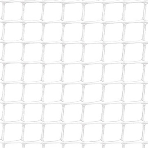 Malla Plástica Polipropileno 1x25m Cuadro10x10mm Blanco Faura