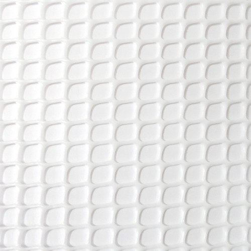Malla Plástica Polipropileno 1x25m Cuadro 4.5x4.5mm Blanca FAURA