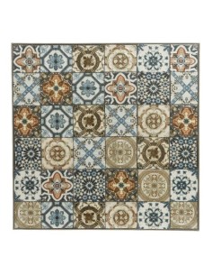 Silla De Hierro Y Mosaico 45x38x90cm Marrón Exterior NULL 2
