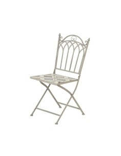 Silla Metálica Plegable 38x50x89cm Mosaico Exterior Marrakech BASICS