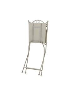 Silla Metálica Plegable 38x50x89cm Mosaico Exterior Marrakech BASICS 2