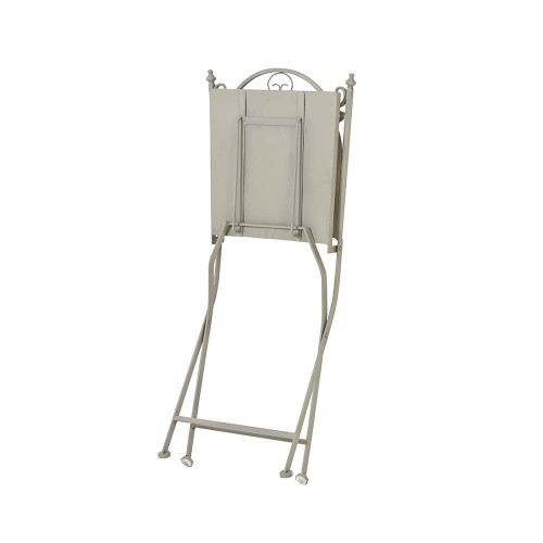 Silla Metálica Plegable 38x50x89cm Mosaico Exterior Marrakech BASICS