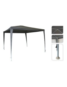 Carpa Fiesta 300x300x245cm Gris Oscuro BASICS
