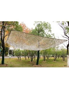 Toldo Camuflaje Nylon 3x4m Reversible Gris Blanco AntiUV Faura