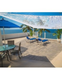 Toldo Camuflaje Reversible Poliéster 3x4m Blanco AntiUV FAURA