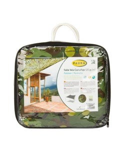 Toldo Camuflaje Poliéster 3x4m Anillas Acero Cuerda22mm Faura 2