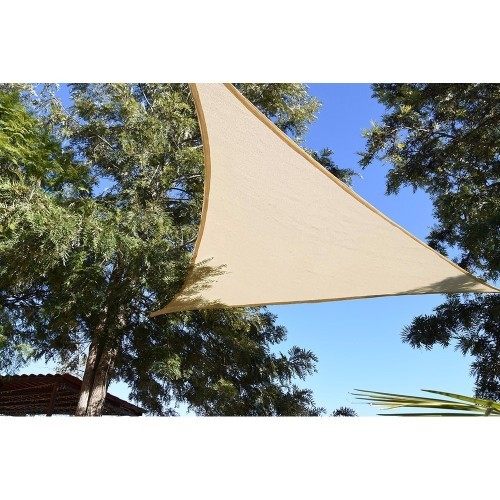 Toldo Vela Polietileno 3.6x3.6x3.6m Beige Anti-UV FAURA Toldo Vela Polietileno 3.6x3.6x3.6m Beige Anti-UV FAURA