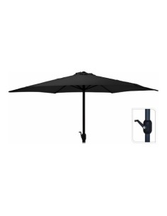 Parasol Aluminio Ø300cm Altura248cm Ø48mm Gris Antracita AMBIANCE