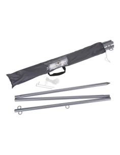 Mástil Aluminio 250cm Gris Ambiance