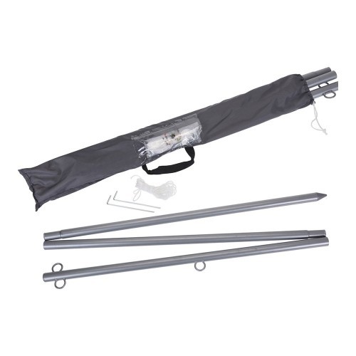 Mástil Aluminio 250cm Gris Ambiance