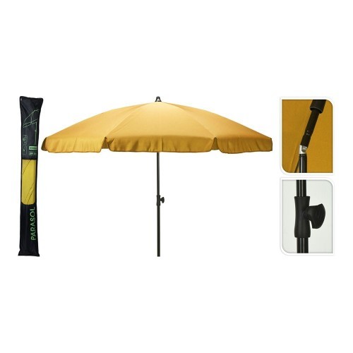 Parasol Inclinable 200cm Amarillo AMBIANCE