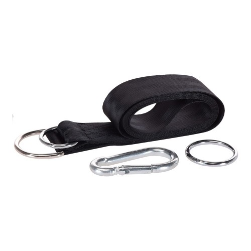 Kit Hamaca Polyester Tiras 5x200cm Agarres 0.7x7cm 120kg NULL