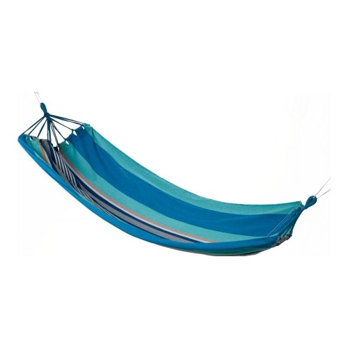 Hamaca Exterior Tela 100x200cm Rayas Azules NULL
