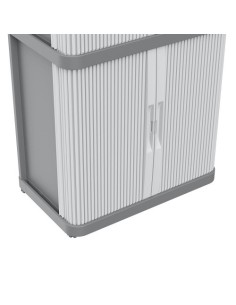 Armario Modular Plástico 115x59x36cm IP43 Puertas Correderas Gris NULL 2