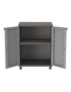 Armario Plástico 1 Balda 68x37.5x91.5cm Gris TERRY