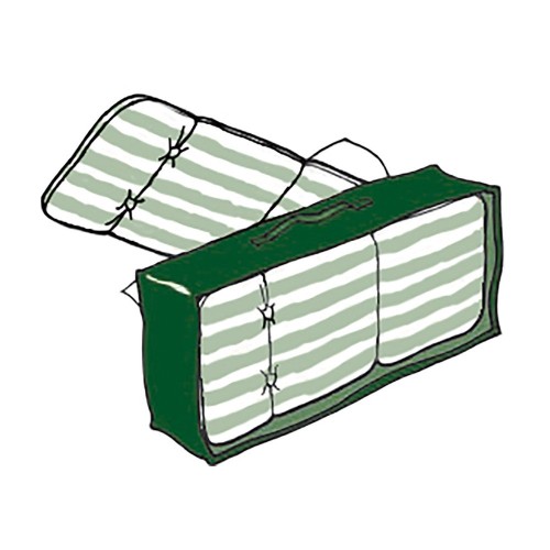 Funda Protectora Polietileno 37x128x57cm 100g/m² Impermeable Cremallera ALTADEX