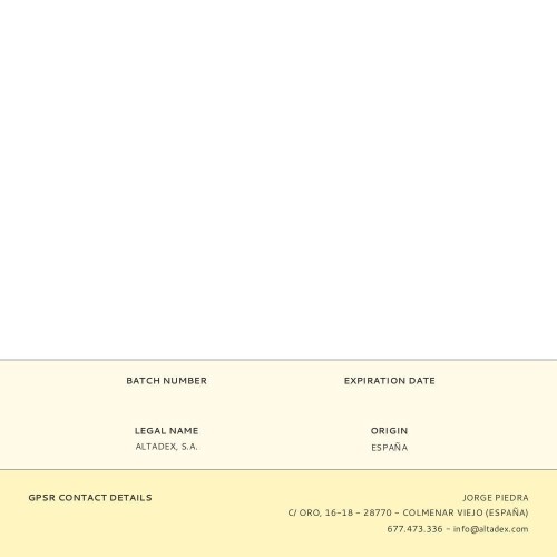 Funda Protectora Polietileno 37x128x57cm 100g/m² Impermeable Cremallera ALTADEX