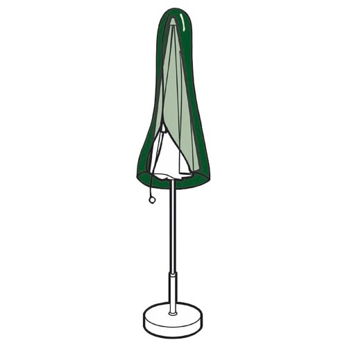 Funda Sombrilla Polietileno 25-70x302cm Impermeable Cremallera Cuerda ALTADEX